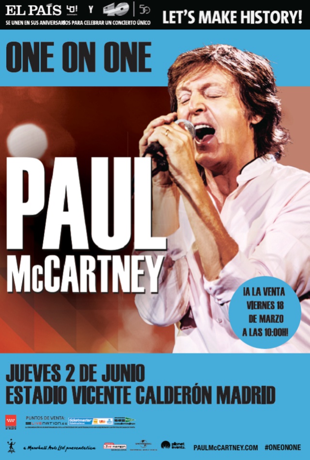 Paul McCartney vuelve a Madrid