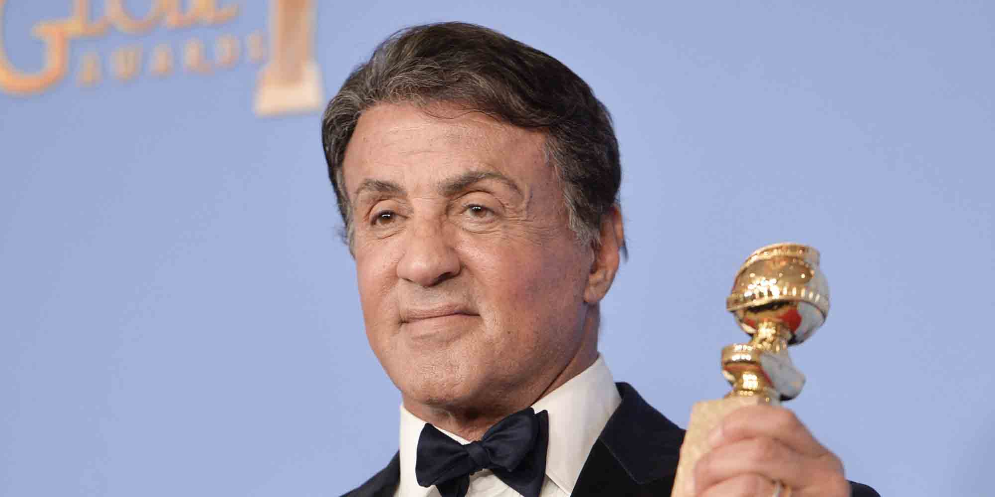 Stallone en televisión adaptando a Mario Puzo