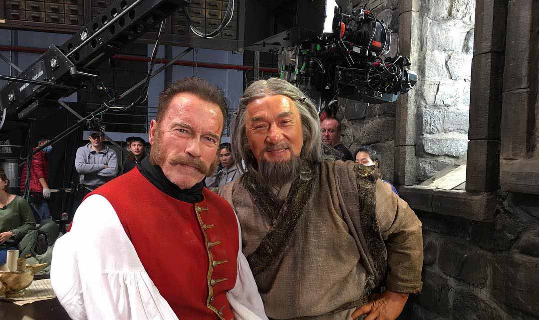 Jackie Chan y Arnold Schwarzenegger ruedan juntos