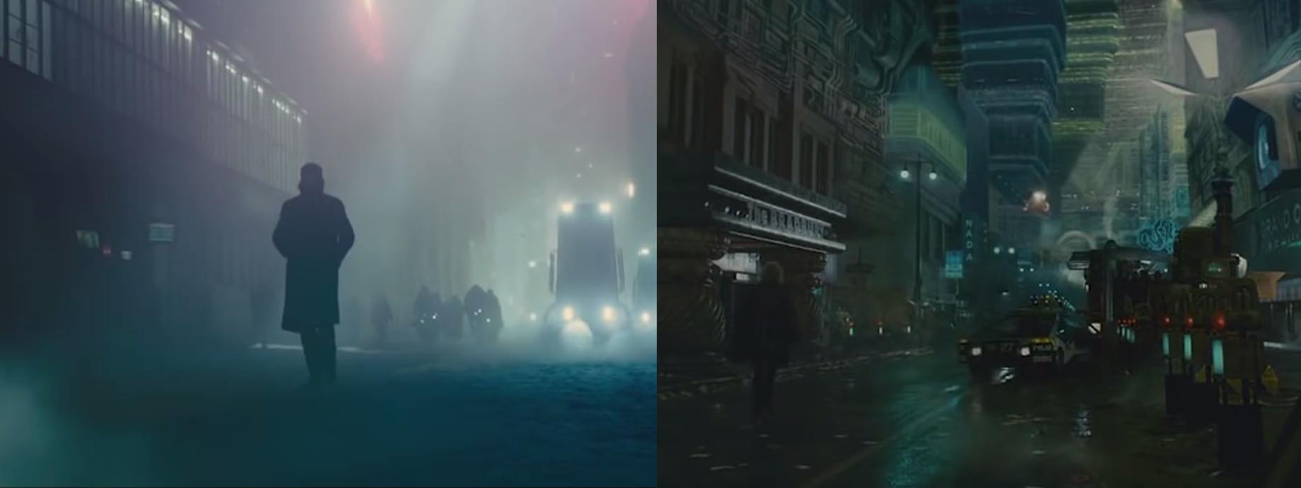 Vídeo comparativo de ‘Blade Runner’ con el tráiler de su secuela