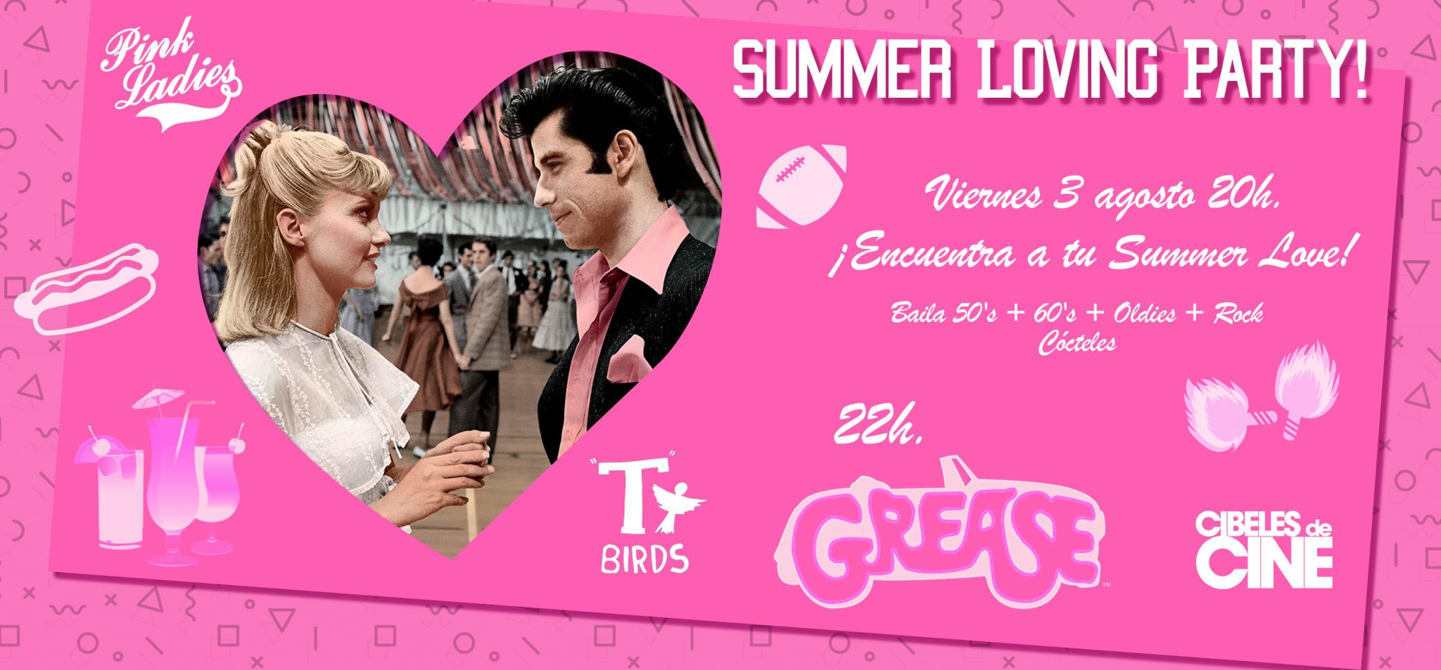 Cibeles de Cine nos trae la ‘Fiesta Summer Loving’