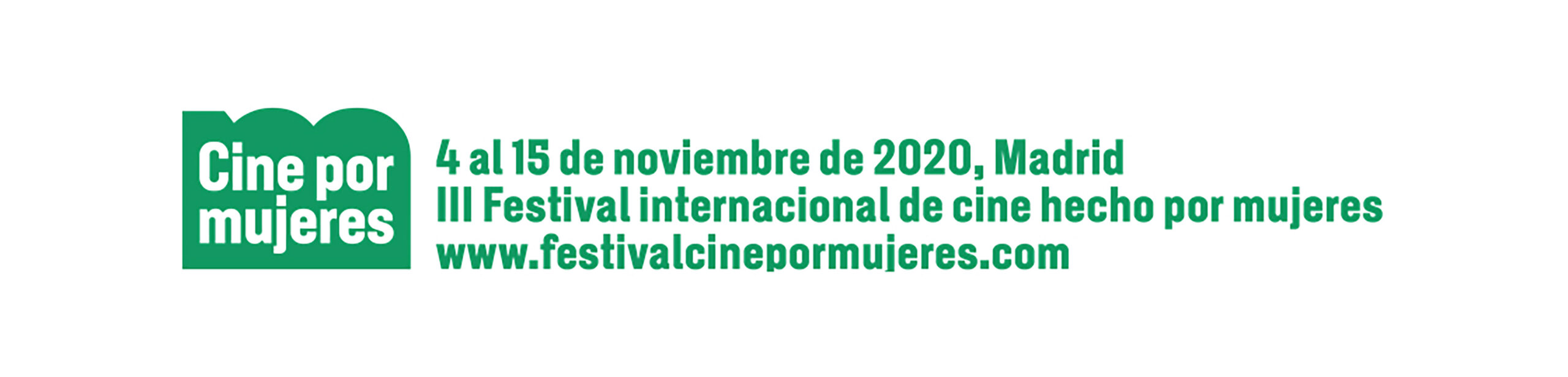 Del 4 al 15 de noviembre de 2020 vuelve el Festival Cine por Mujeres