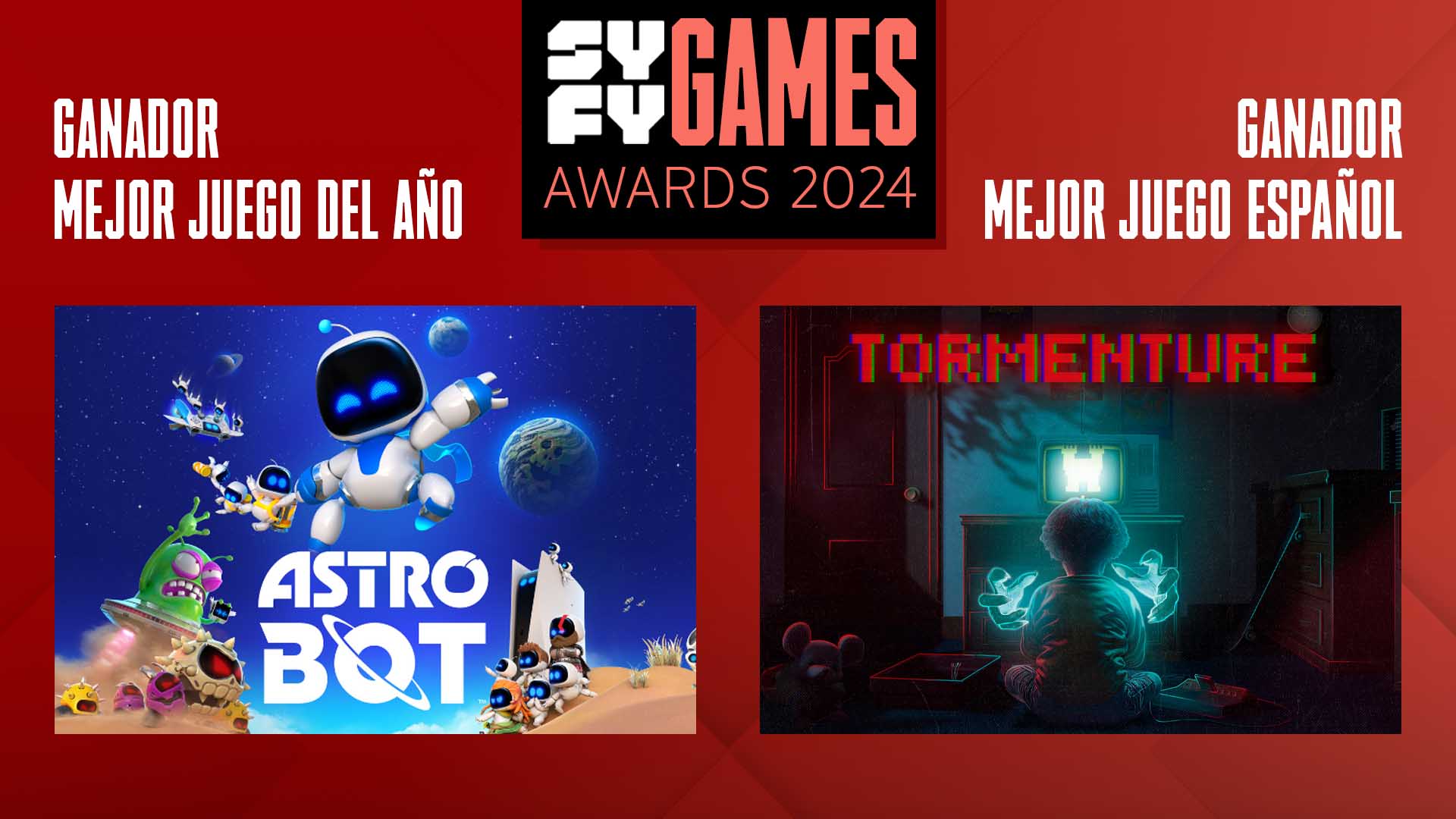 Ganadores de los segundos SYFY GAMES AWARDS